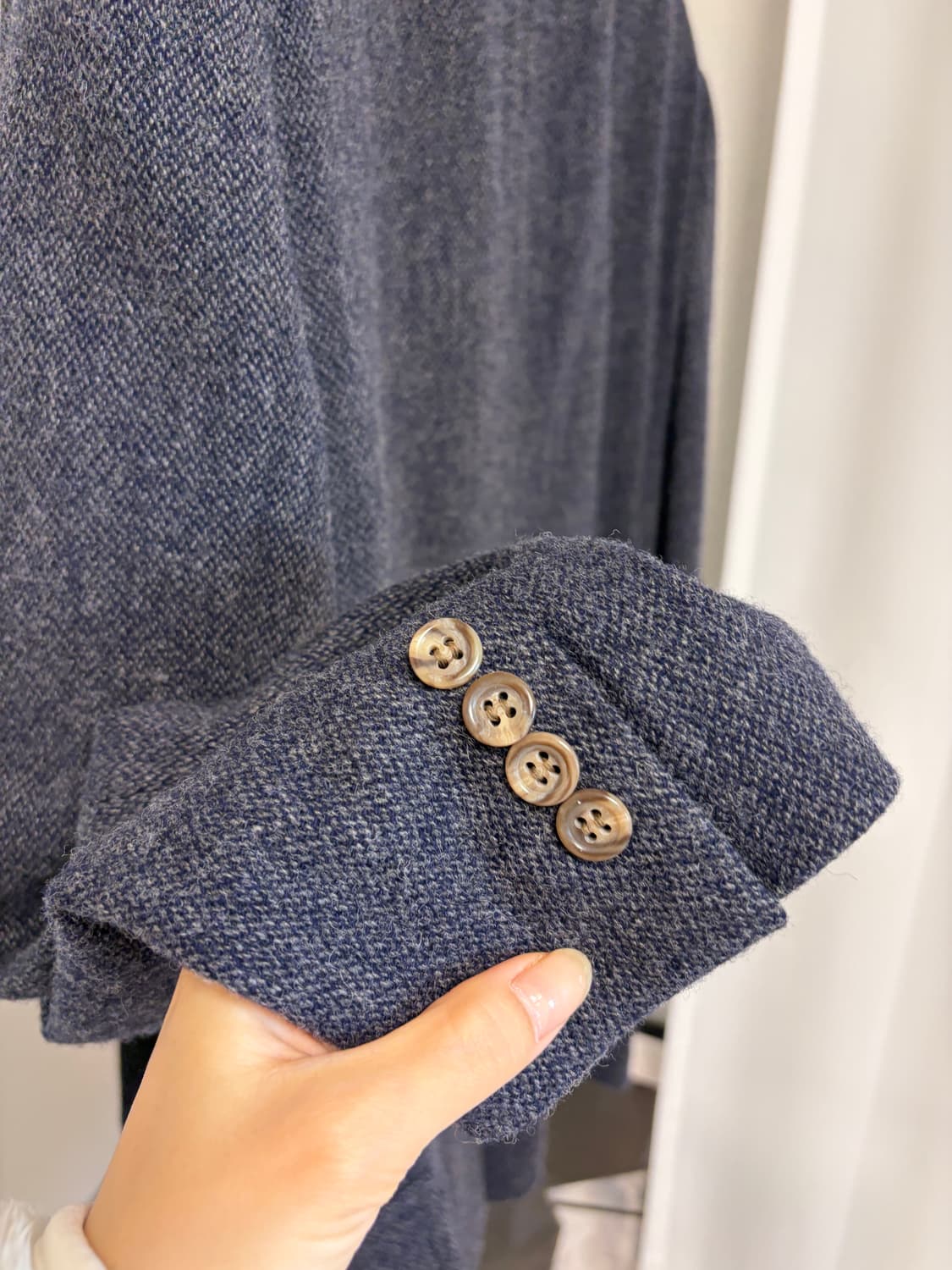 폴로 랄프로렌 남성 헤링본 울 블레이저 자켓 42R 상품이미지7