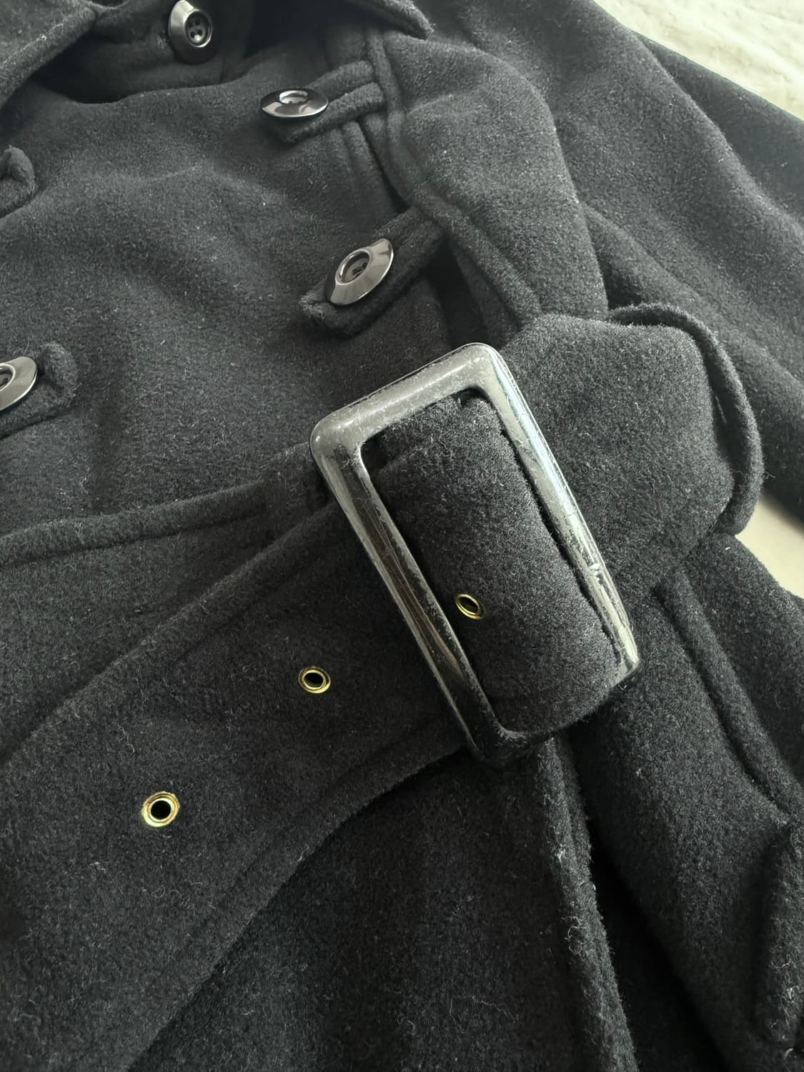 고스트오브할렘 고스로리 펑크 락시크 울 코트 상품이미지7