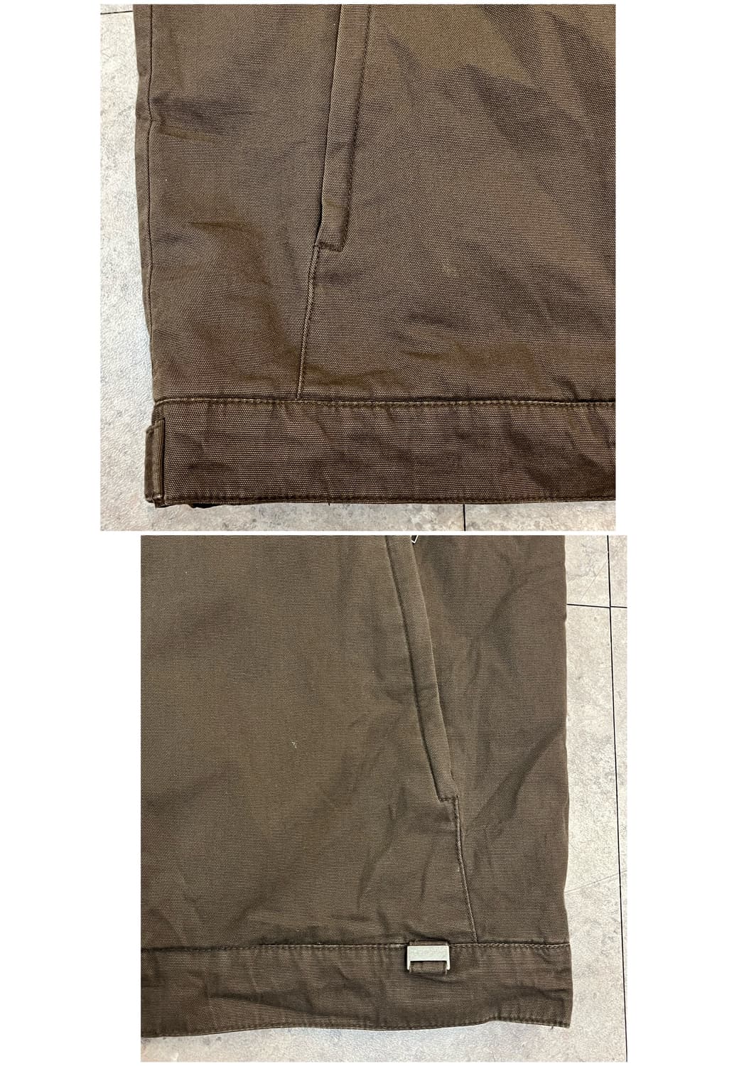 푸마 코튼 집업 자켓 브라운 XL #csz3593 상품이미지6