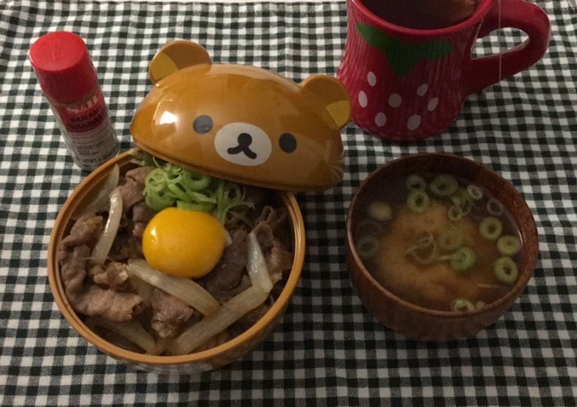 고전 리락쿠마 돈부리 덮밥그릇 (박스O) 상품이미지1