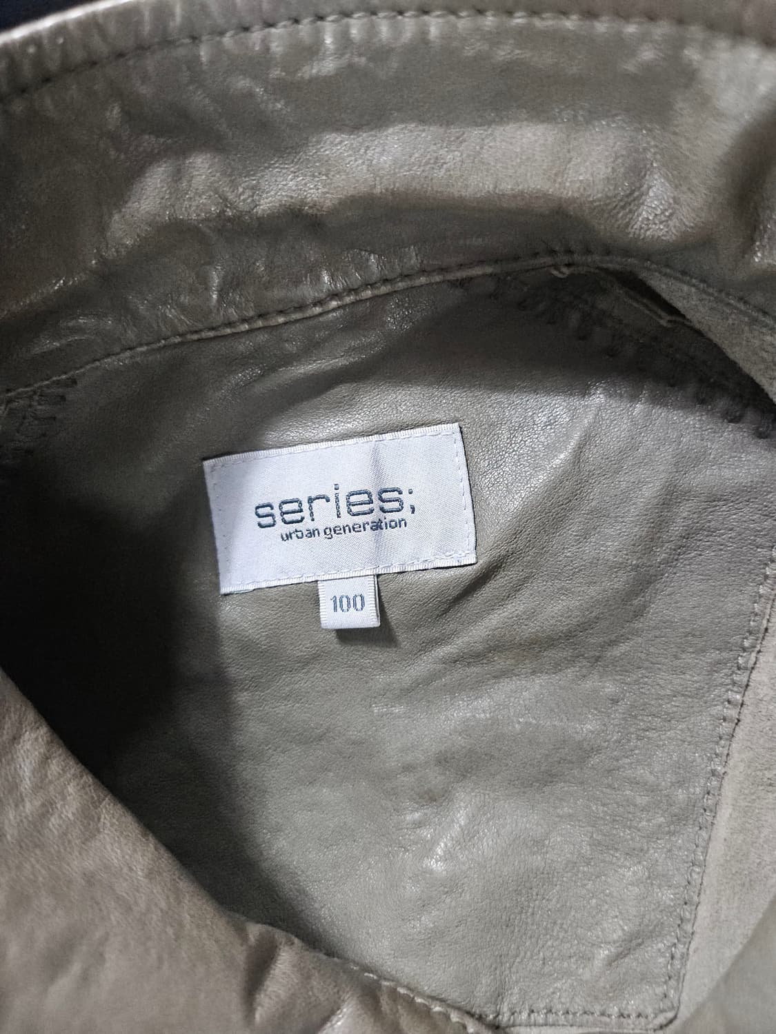 시리즈 포인트 포켓 양가죽 셔츠형 점퍼 SAUDS22201 (KHX, 카 상품이미지8