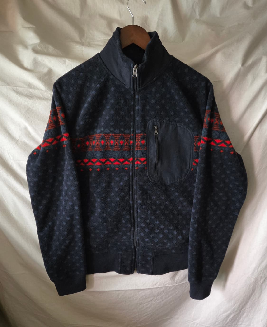 GAP 갭 패턴 플리스 자켓 L 95~100 상품이미지2