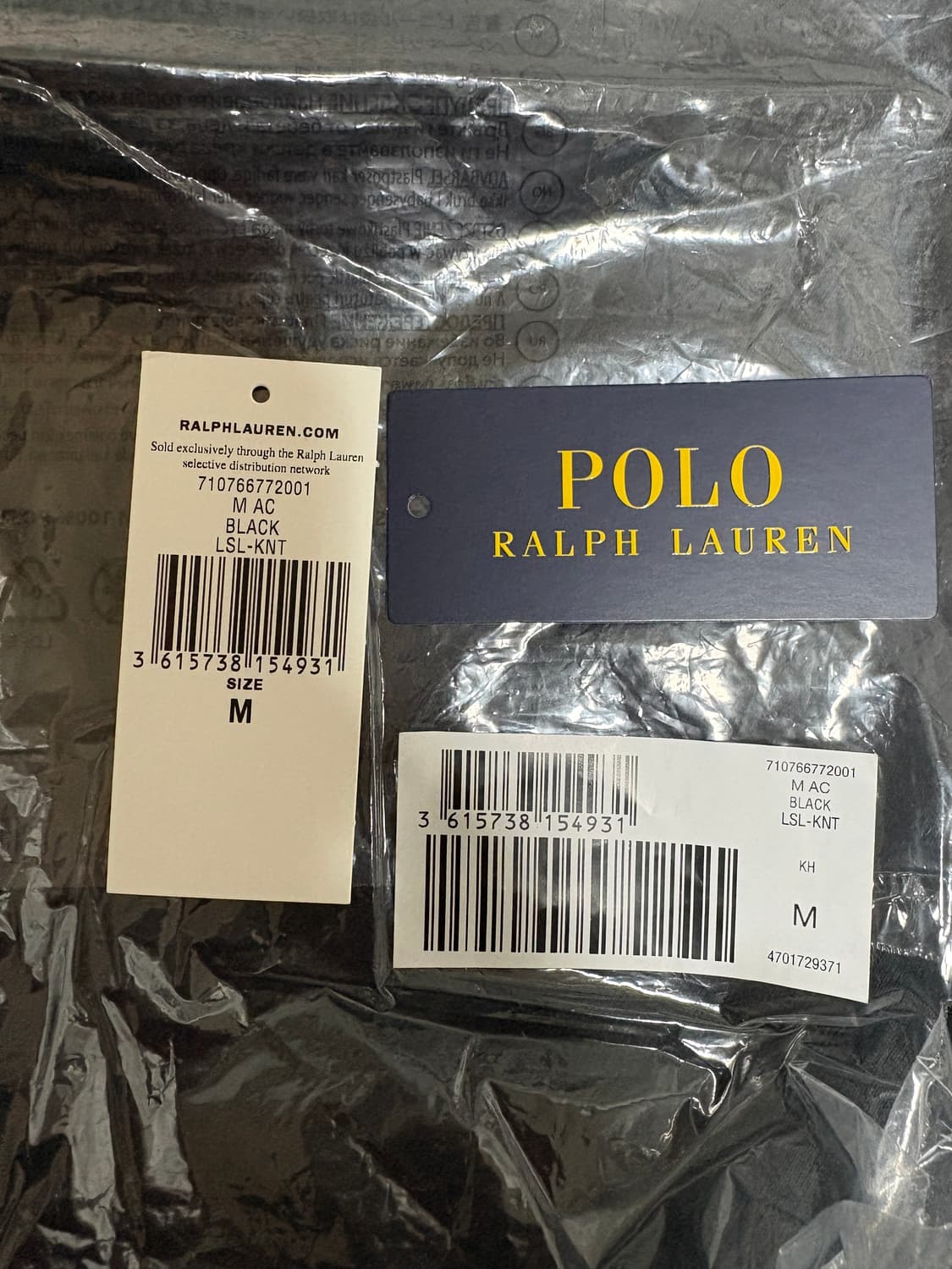 폴로 랄프 로렌 플리스 크루넥 포니로고 맨투맨 블랙 M사이즈 상품이미지7