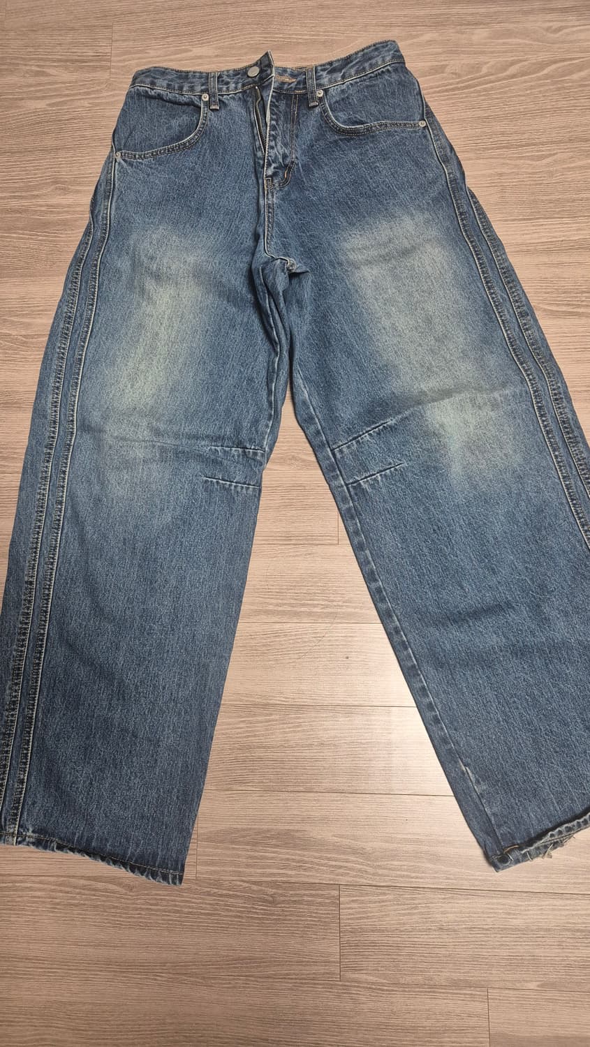 다이브인 커브드 데님 팬츠 블루 0사이즈 상품이미지4