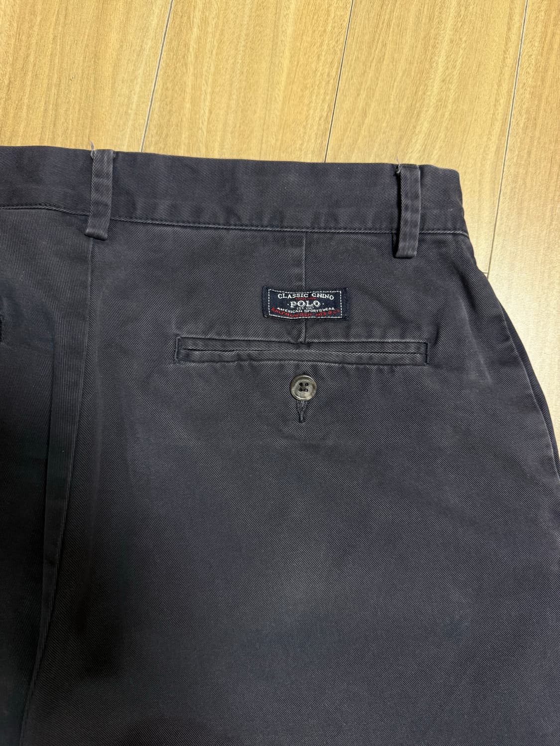 90s 폴로 랄프로렌 노플리츠 치노 팬츠 상품이미지4
