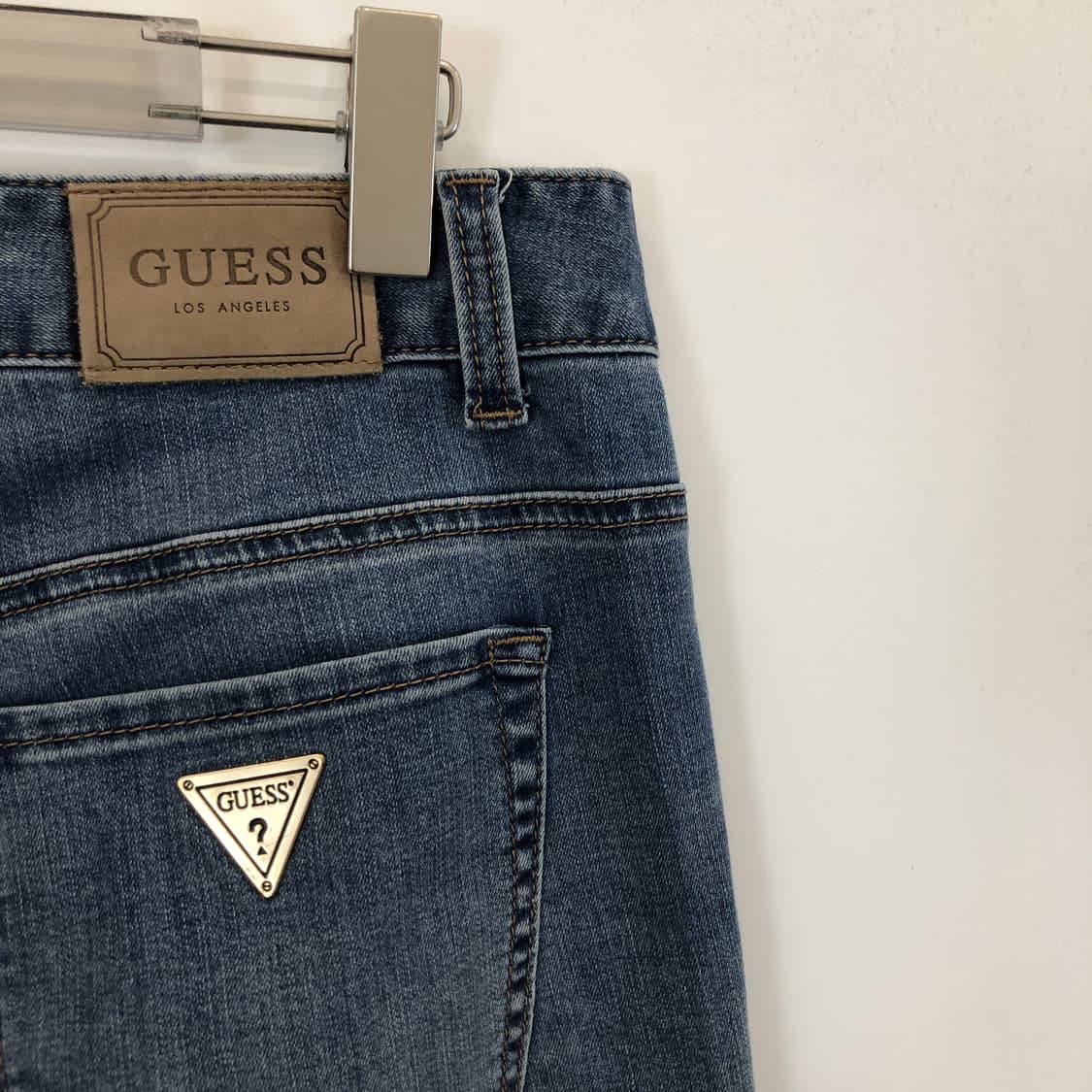 게스 프리미엄 금장 크롭 데님진 30 인치 상품이미지4