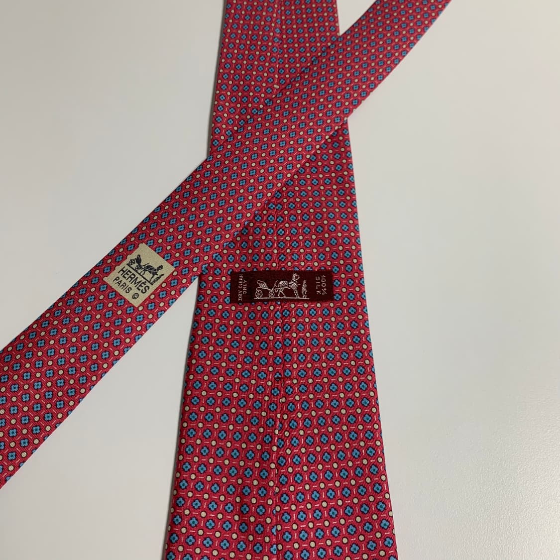 에르메스(HERMES) 명품넥타이 A+등급 프랑스 100실크 9cm 상품이미지5