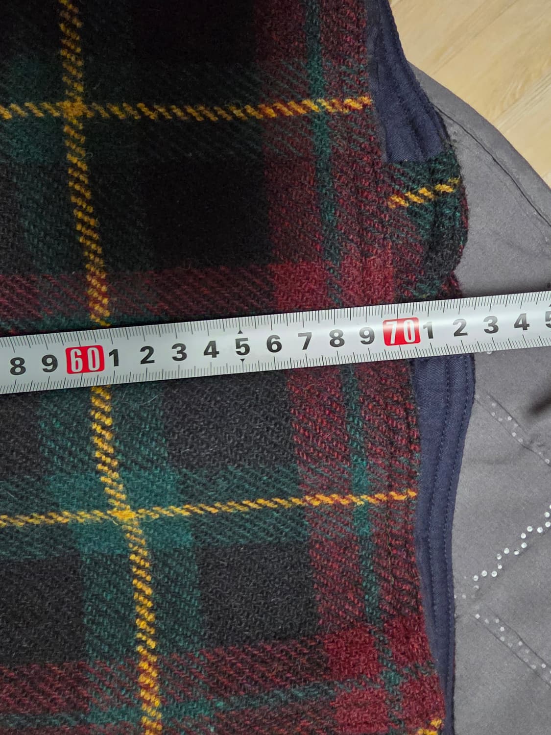 폴로 타탄체크 알파카 헌팅자켓 s사이즈 팝니다 상품이미지10