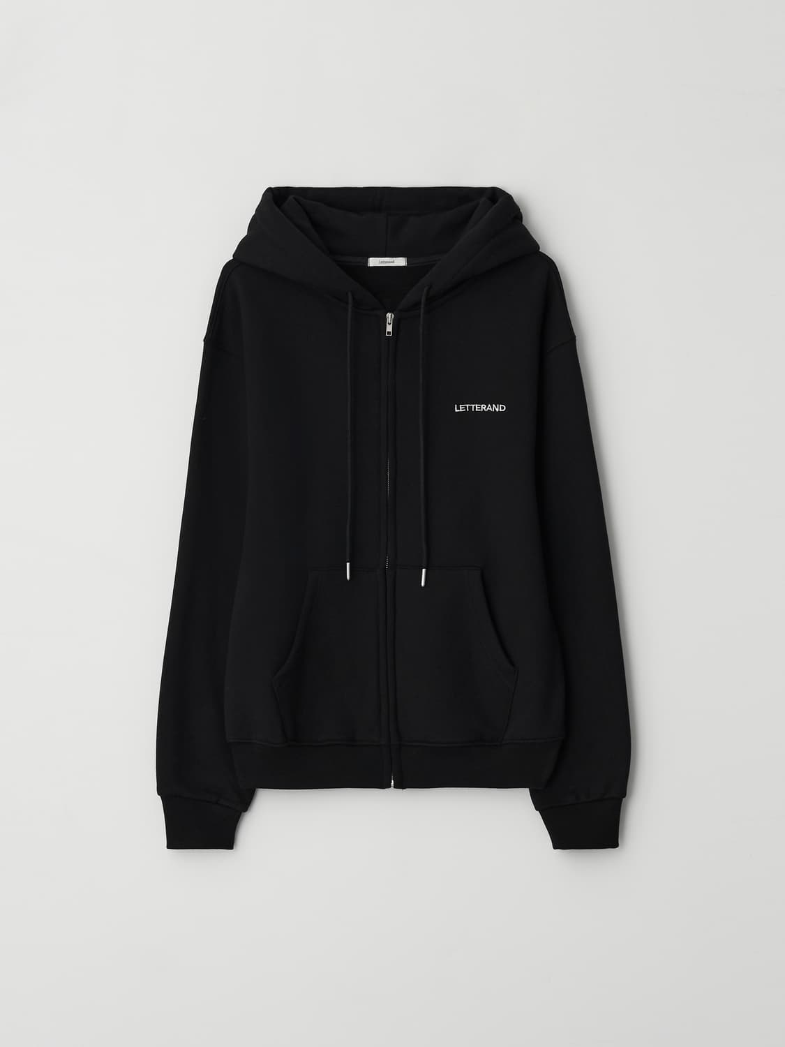 (미개봉) 레터앤 Brushed  Zip-up Hoodie 블랙 판매 상품이미지1