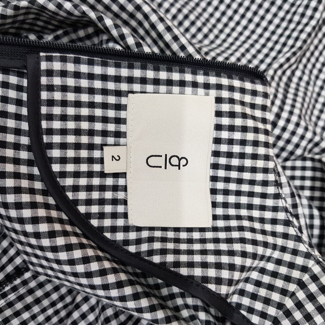 앤유 포지타노 깅엄 체크 원피스 2사이즈 상품이미지7