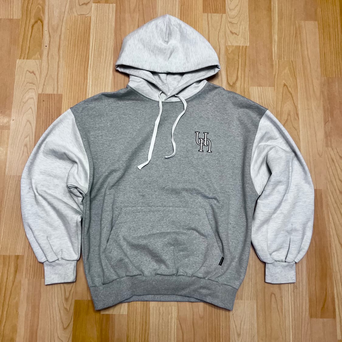 (L) 어반스터프 컬러 매칭 후디 그레이 상품이미지3