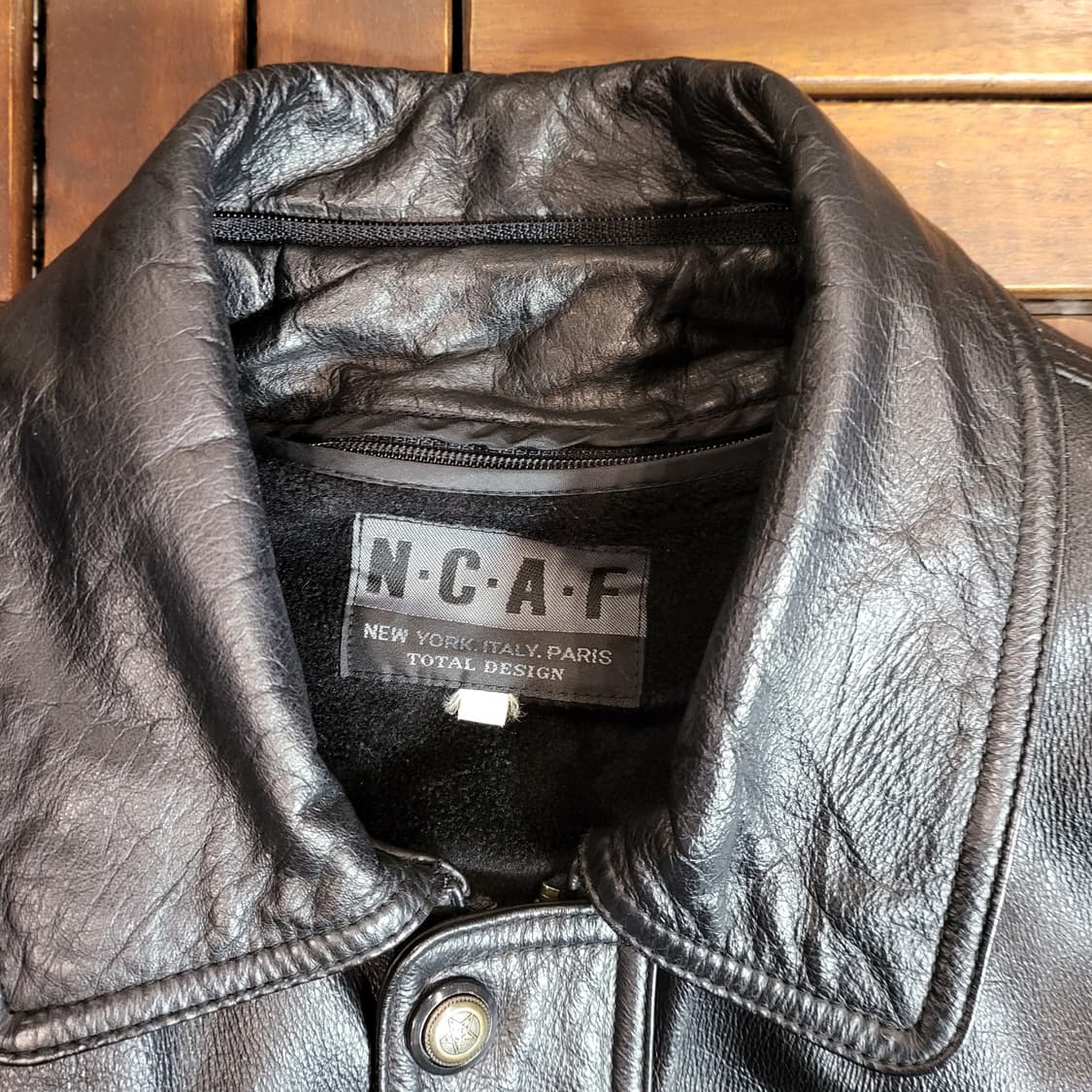 레더 봄버 자켓 (XL) 상품이미지4