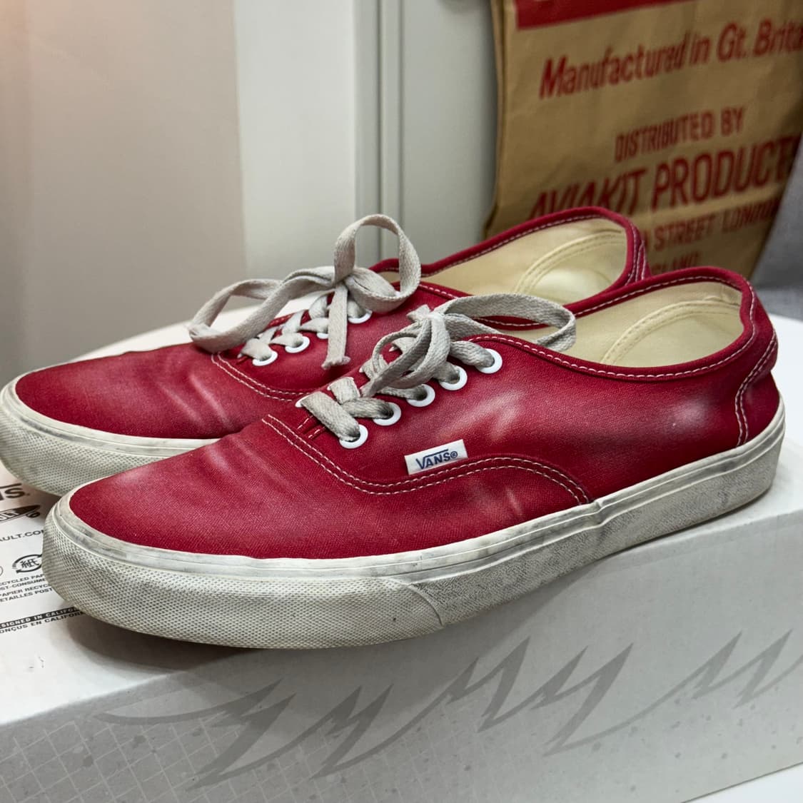 285) 어센틱 웨이브 워시드 레드 상품이미지1