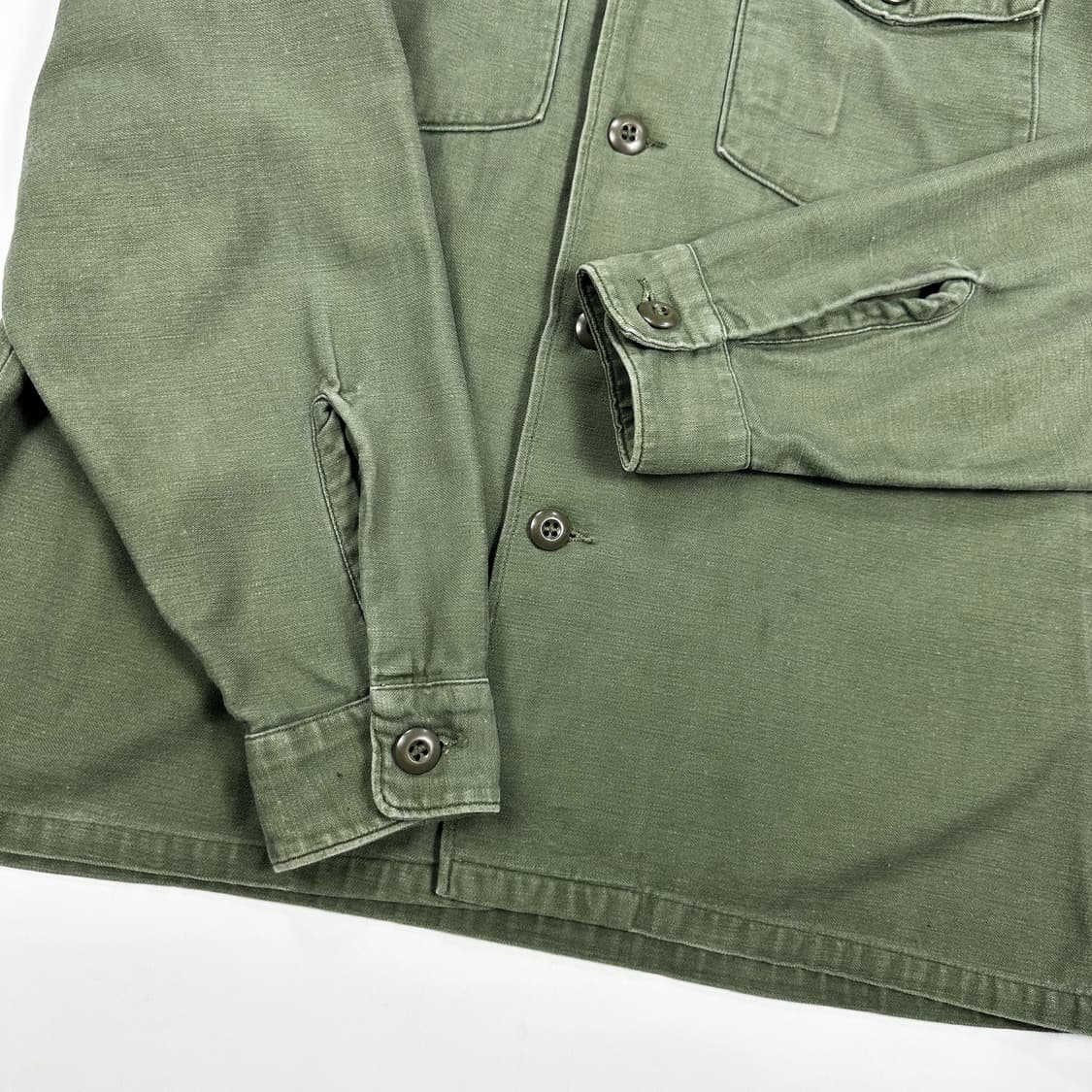 70s 오리지널 미군 유틸리티 셔츠 OG-107 M 상품이미지5