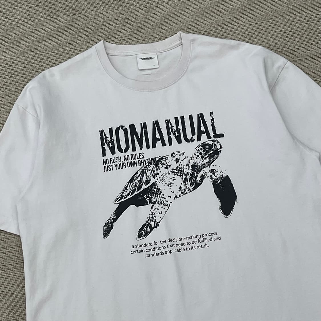 노메뉴얼 프린팅 반팔티 r3316 상품이미지3