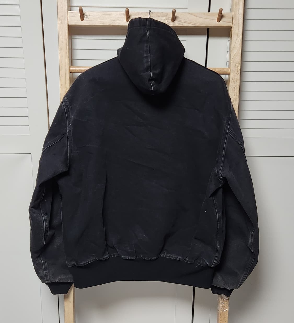 칼하트 JR105 블랙 엑티브 후드 자켓 상품이미지4