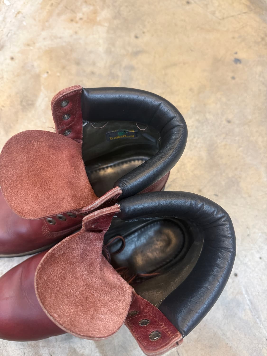 90s 팀버랜드 6‘’  oxblood made in usa 상품이미지6