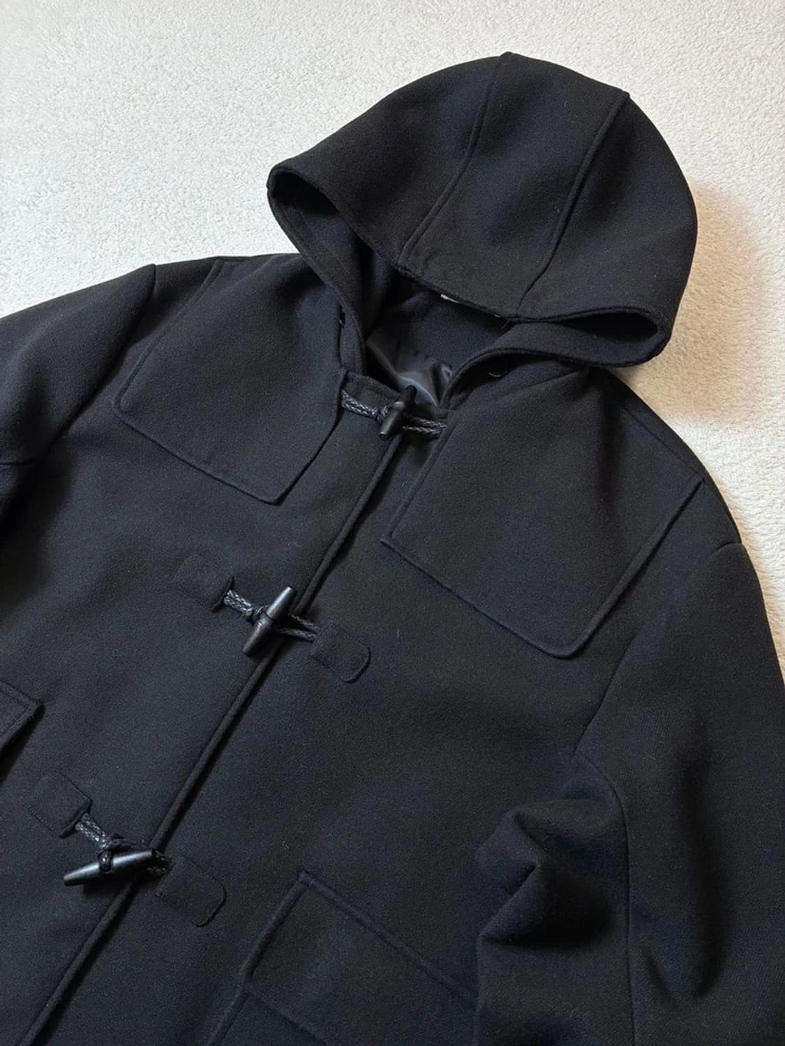 파르티멘토 오버사이즈 멜톤 콘보이 더플 코트 PN6938 상품이미지2