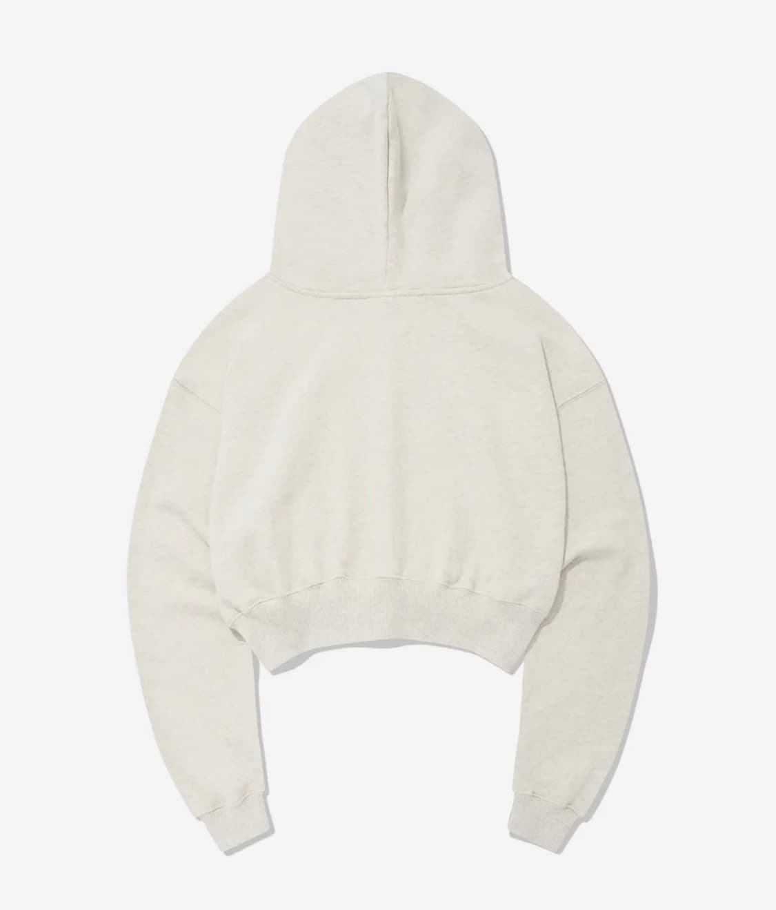 [척] 데미지 크롭 후드집업 (오트밀) 상품이미지2