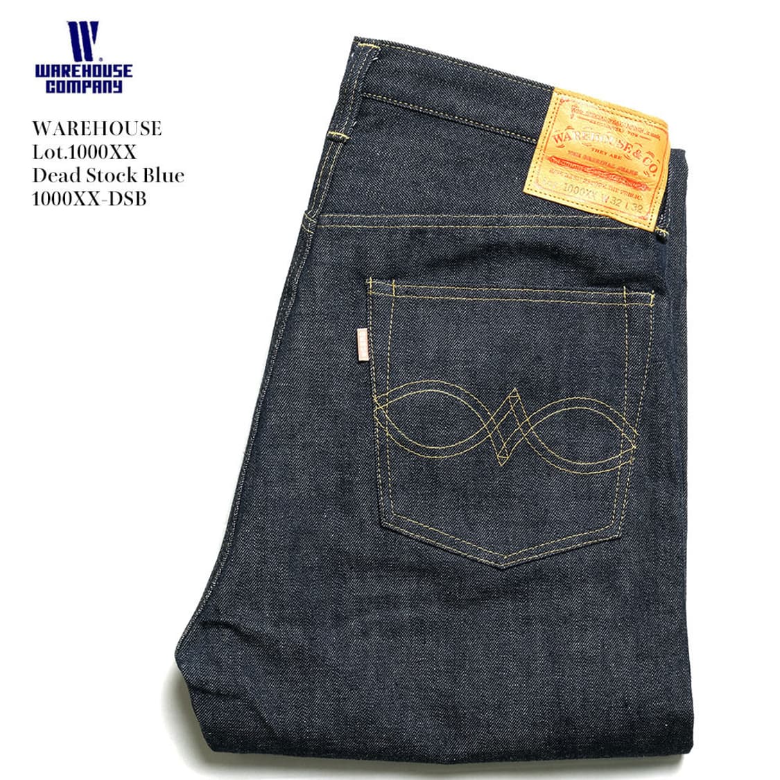 1회착용) 웨어하우스 DSB 1000xx 데드스탁블루 원워시 데님 34 상품이미지1