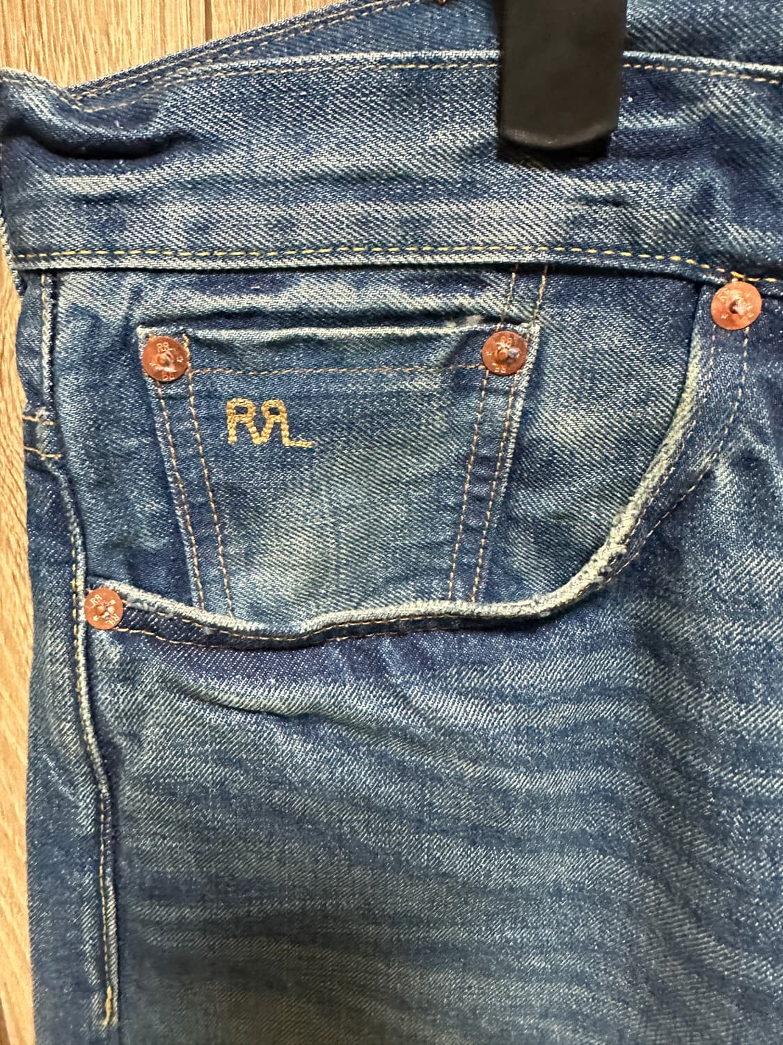 RRL 더블알엘 빈티지파이브포켓 그랜드폴스 34X32 판매합니다 상품이미지3