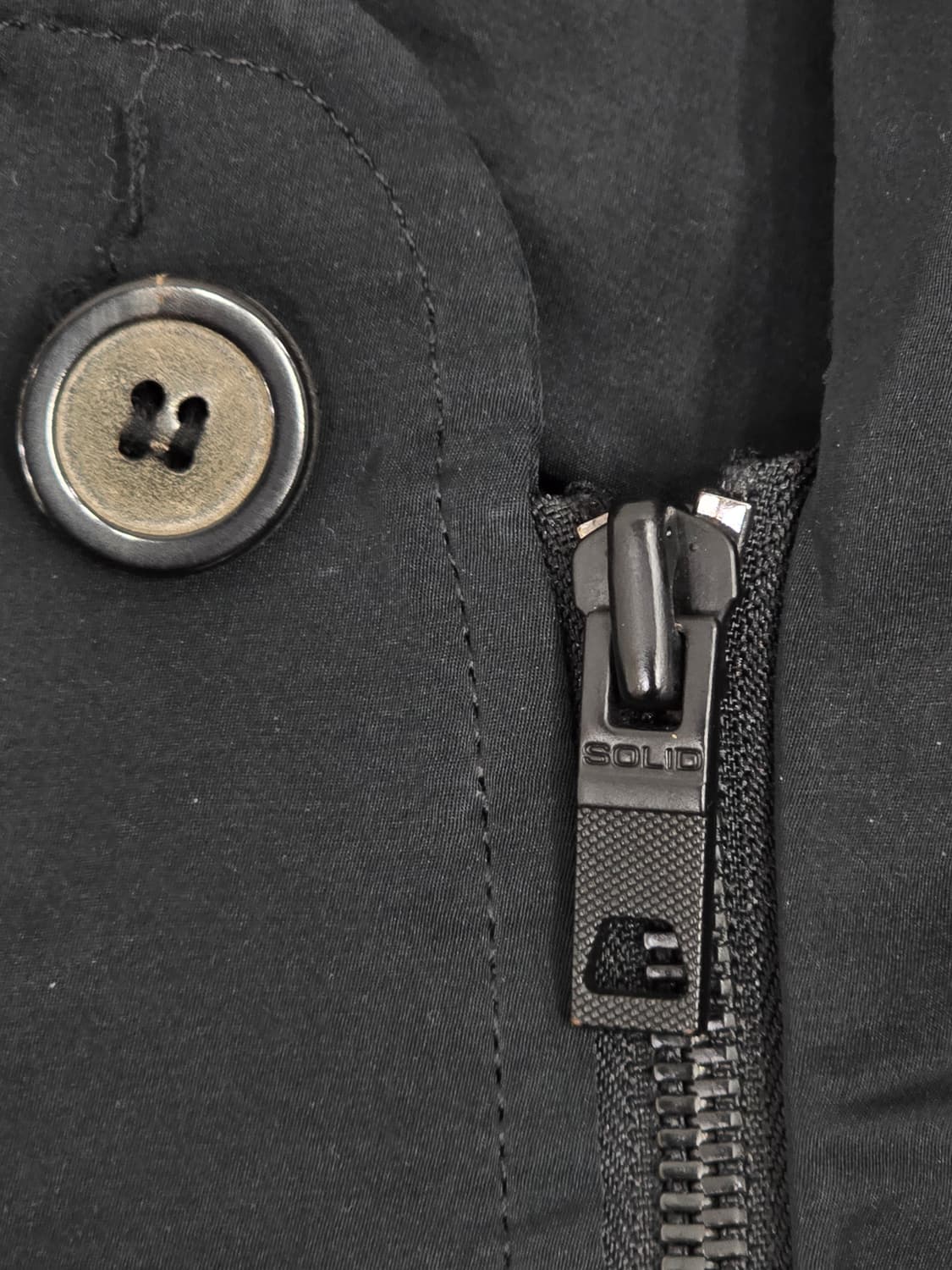 우영미 블랙 후드 야상 여성 사파리 상품이미지5