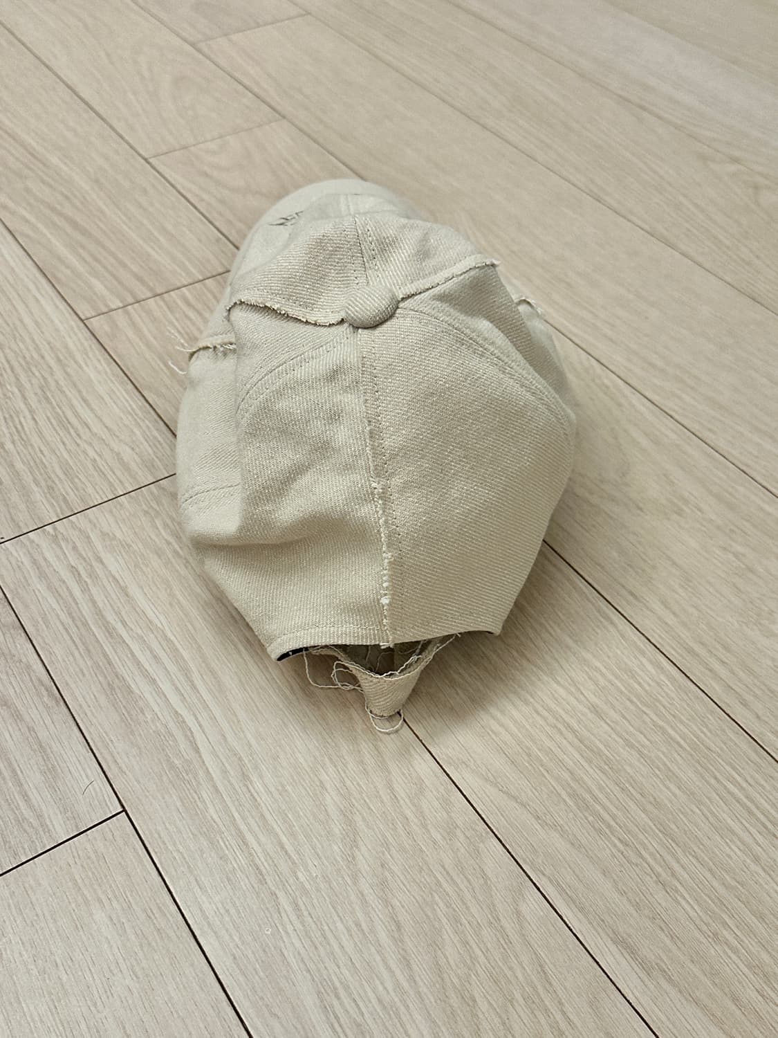 마뗑킴 로고 볼캡 베이지 상품이미지5