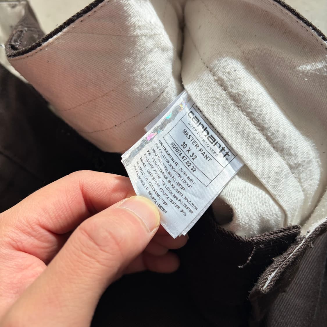 칼하트 WIP 빈티지 워크팬츠 30x32 상품이미지5