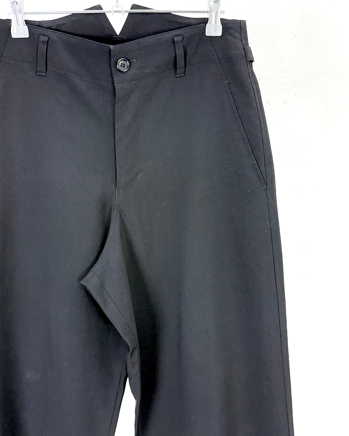 꼼데가르송 ad 2013 블랙 개버딘 하프 크롭 팬츠 상품이미지3