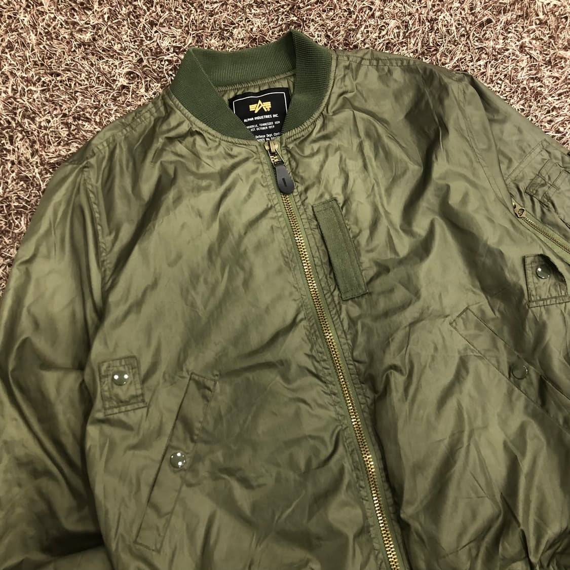 알파인더스트리 MA-1 봄버 플라이트 항공 자켓 상품이미지2