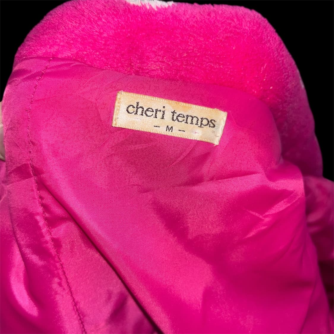 핫핑크 도트 패턴 하오리 가디건 상품이미지6