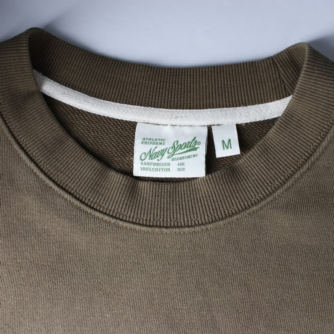 유니폼브릿지 Naval Shipyard 그래픽 맨투맨 브라운 M 상품이미지5