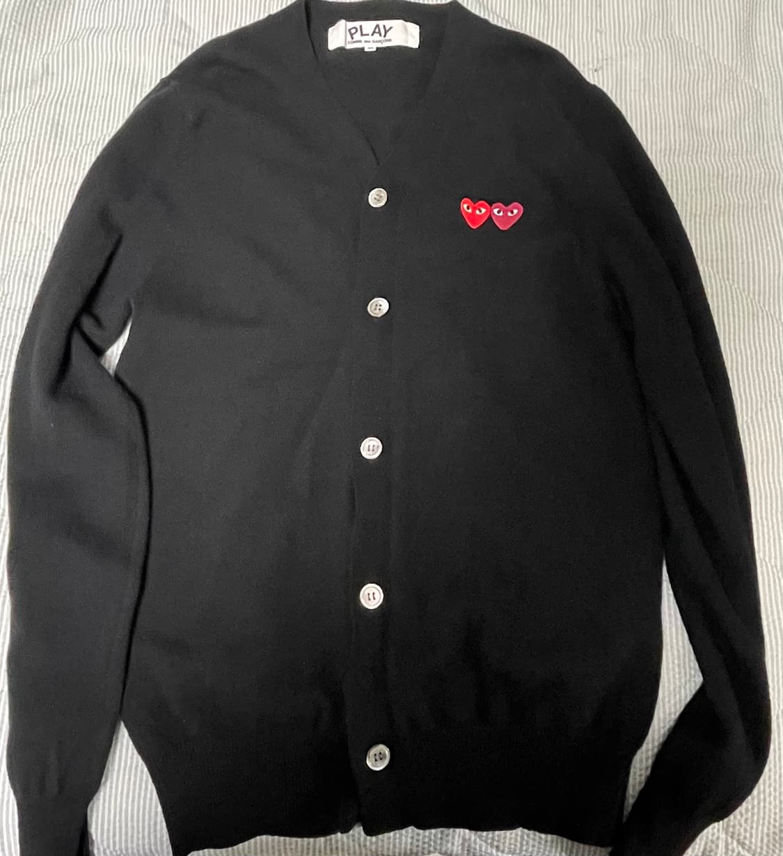 꼼데가르송 더블하트 가디건 상품이미지1