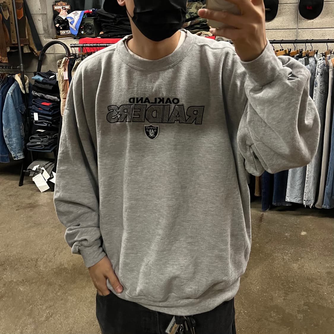 90s NFL 레이더스 스웻셔츠 (110) 상품이미지5