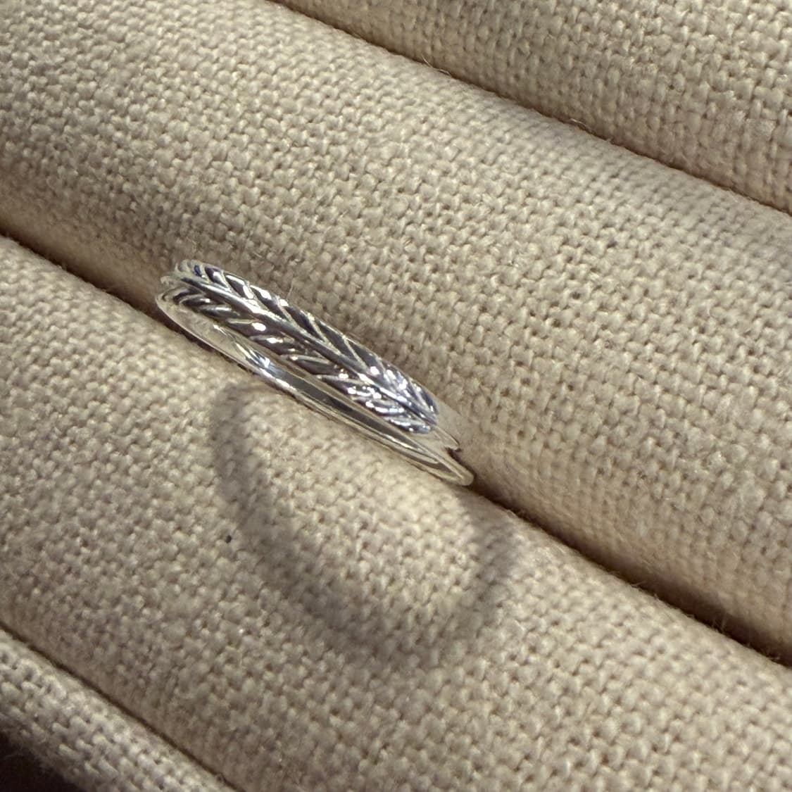 새상품 여성 오픈링 빗살 반지 은반지 실버링 상품이미지5