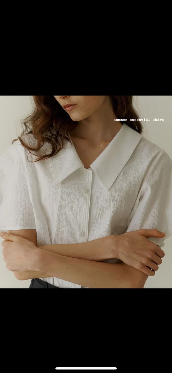 이슈넘버 2.96 썸머 셔츠(white  crease) 상품이미지2