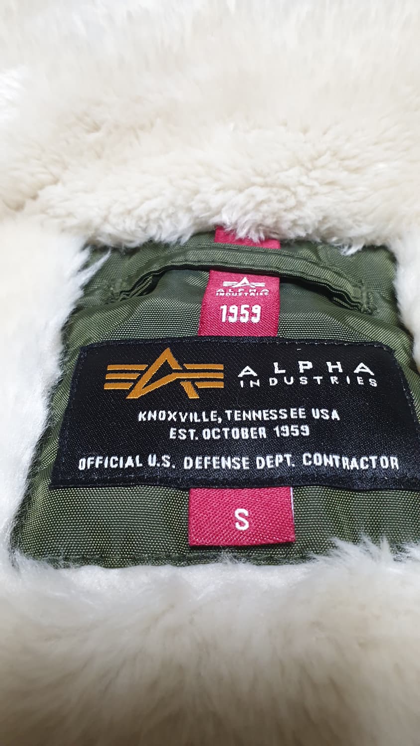 국내 정발 ALPHA INDUSTRIES B-15 항공 점퍼 남여공용 S 상품이미지3