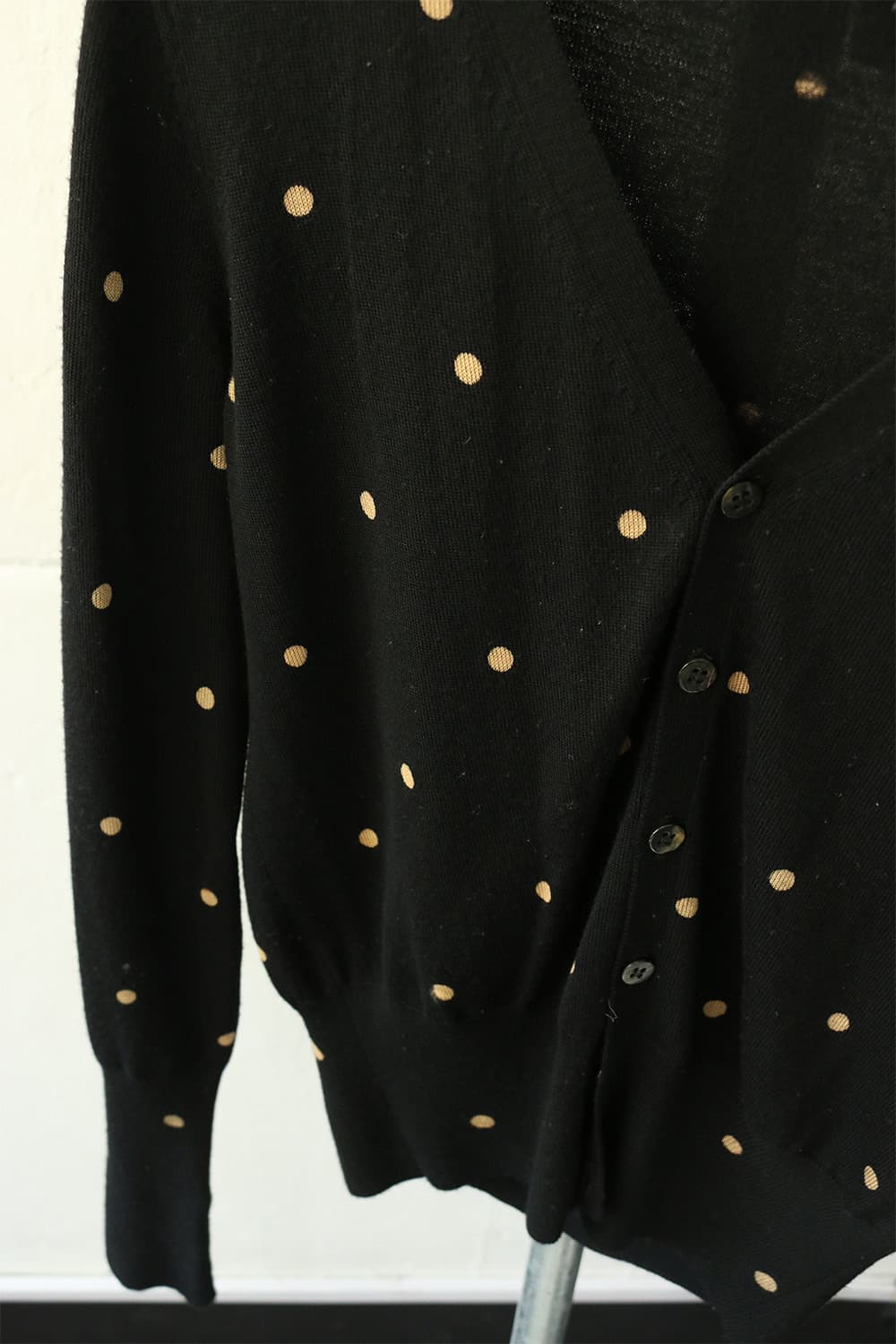 요지 야마모토 느와르 폴카 닷 가디건  상품이미지4