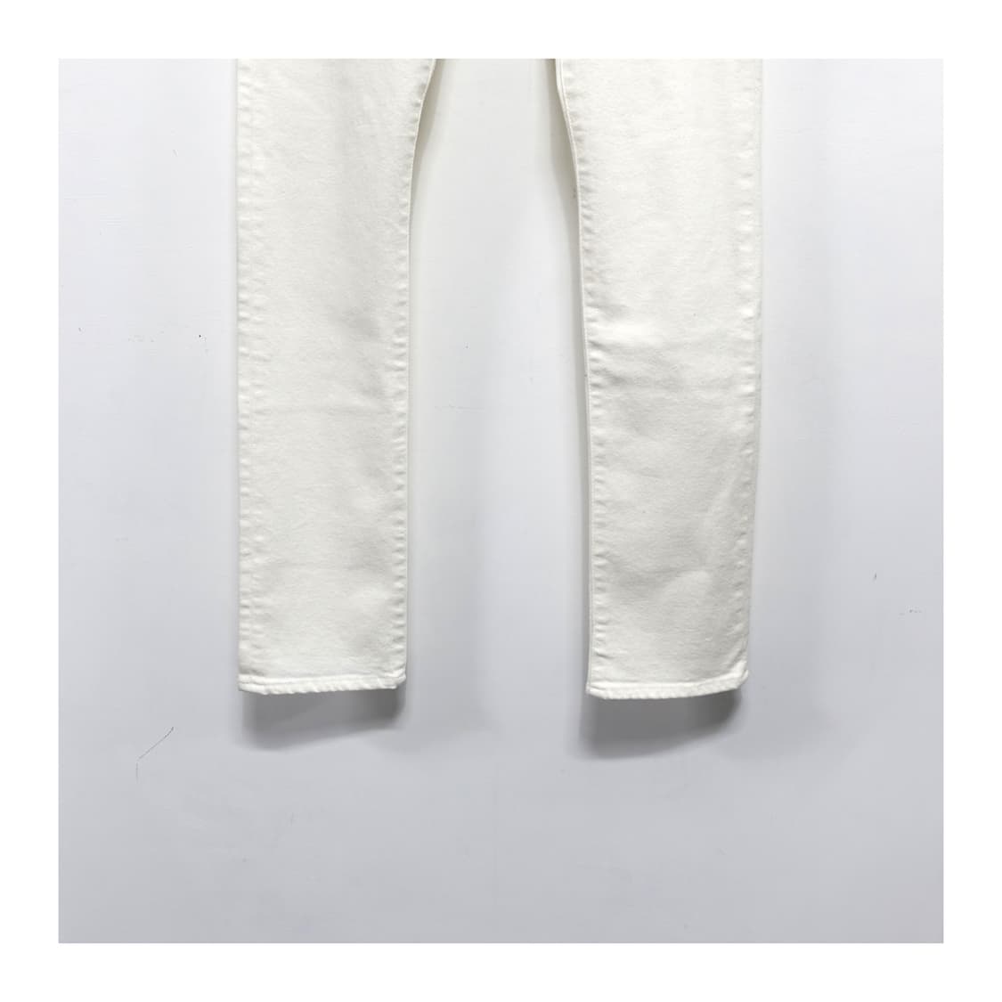 [30]ATTACHMENT 어태치먼트 가먼트다잉 아티잔 화이트 데님 팬츠 상품이미지7