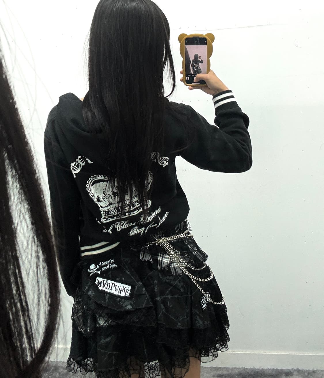 Mad punks 스파이더 웹 스커트 상품이미지2