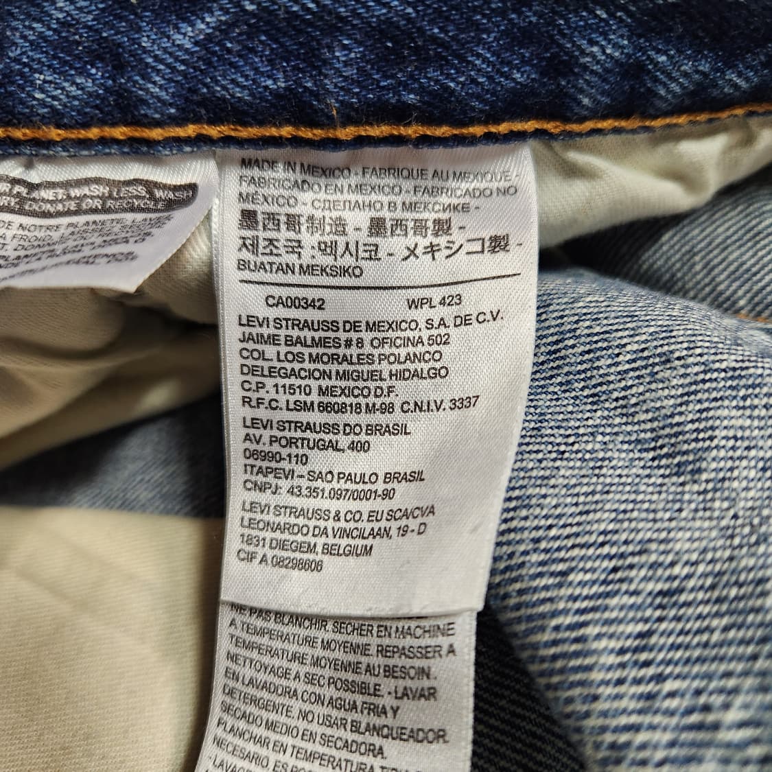 H603 [86] 리바이스 511 데님 청바지
 상품이미지6