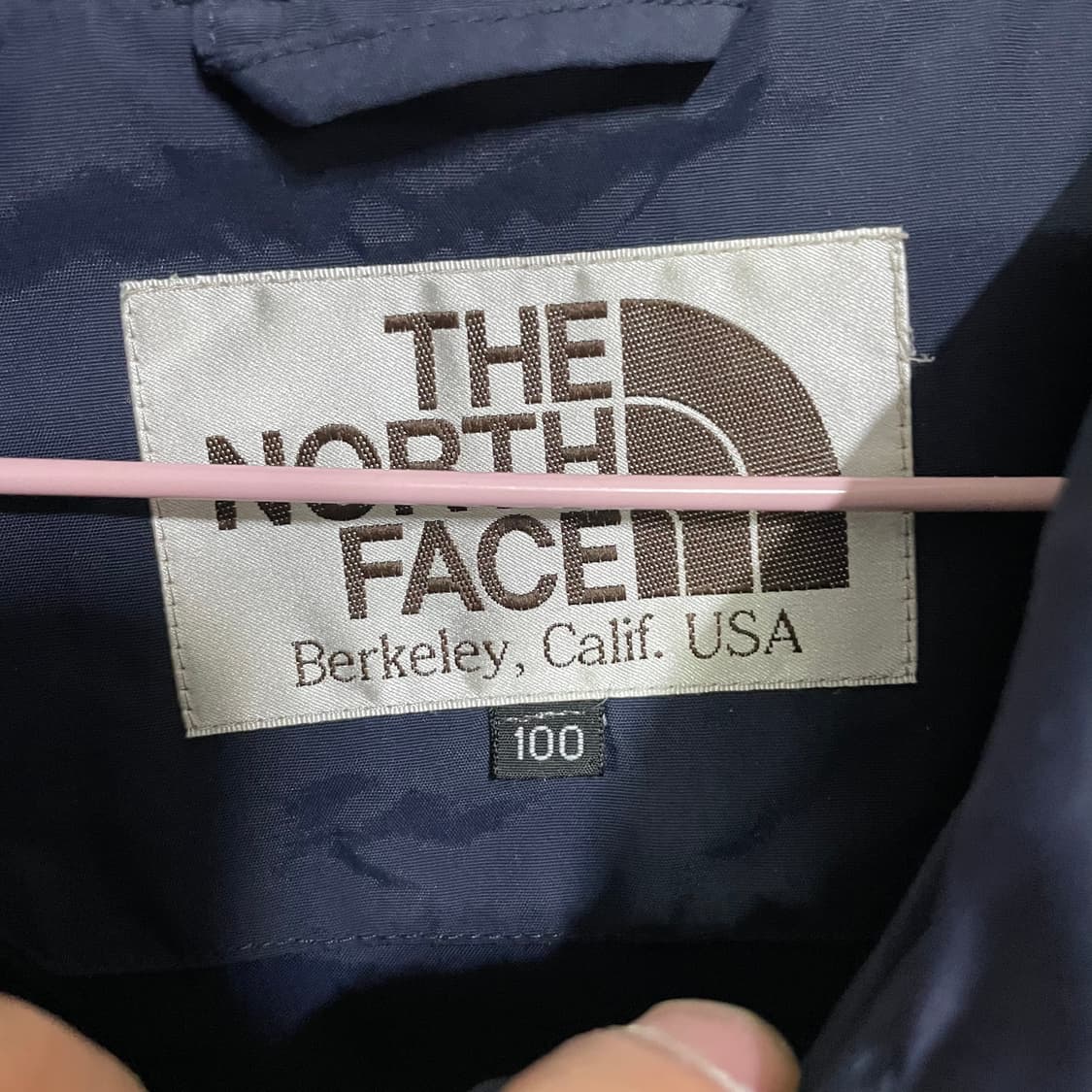 노스페이스 후드 바람막이 네이비 상품이미지4