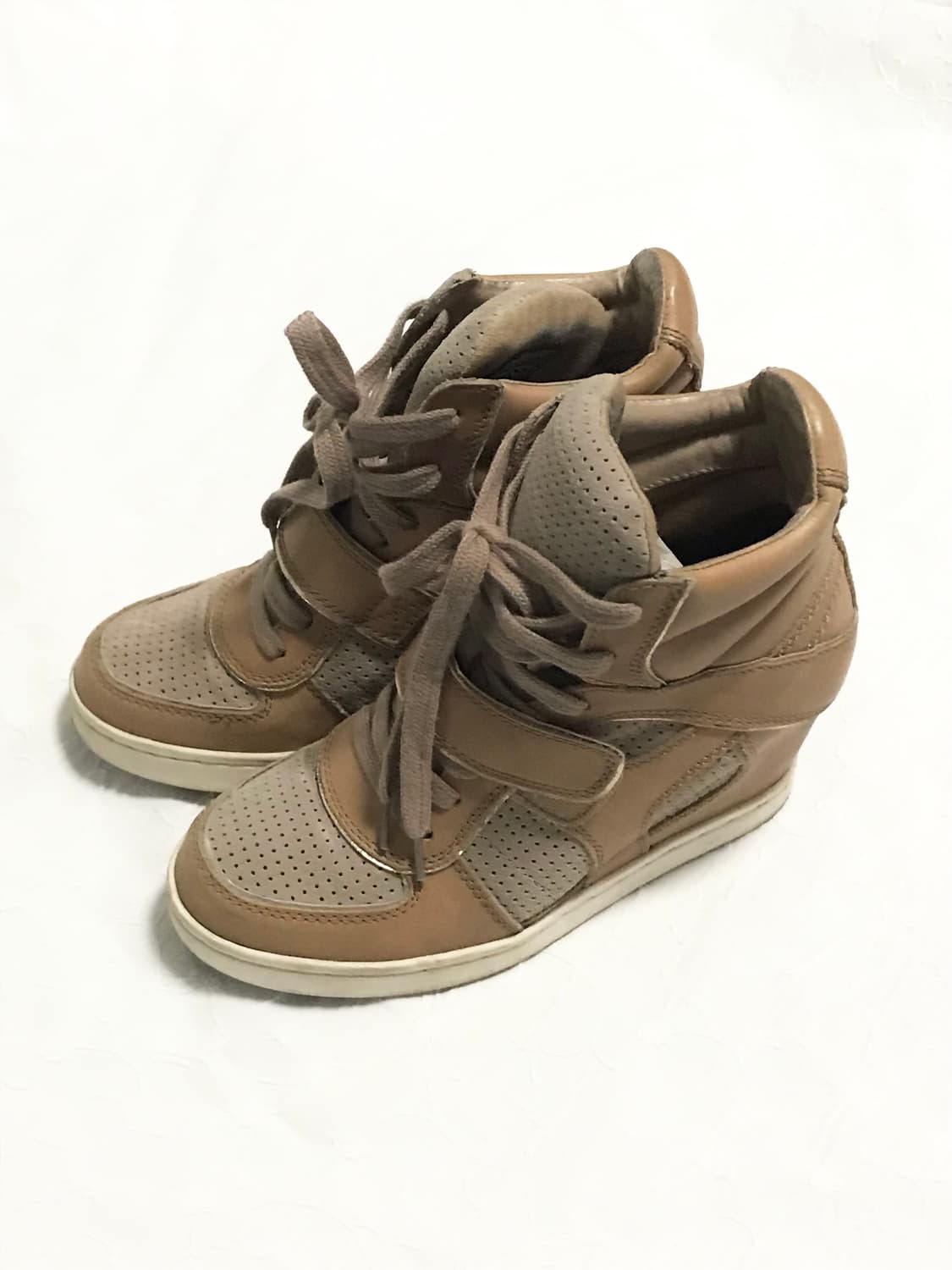 ❌sold❌ash 아쉬 하이탑 웨지힐 스니커즈 38 상품이미지2