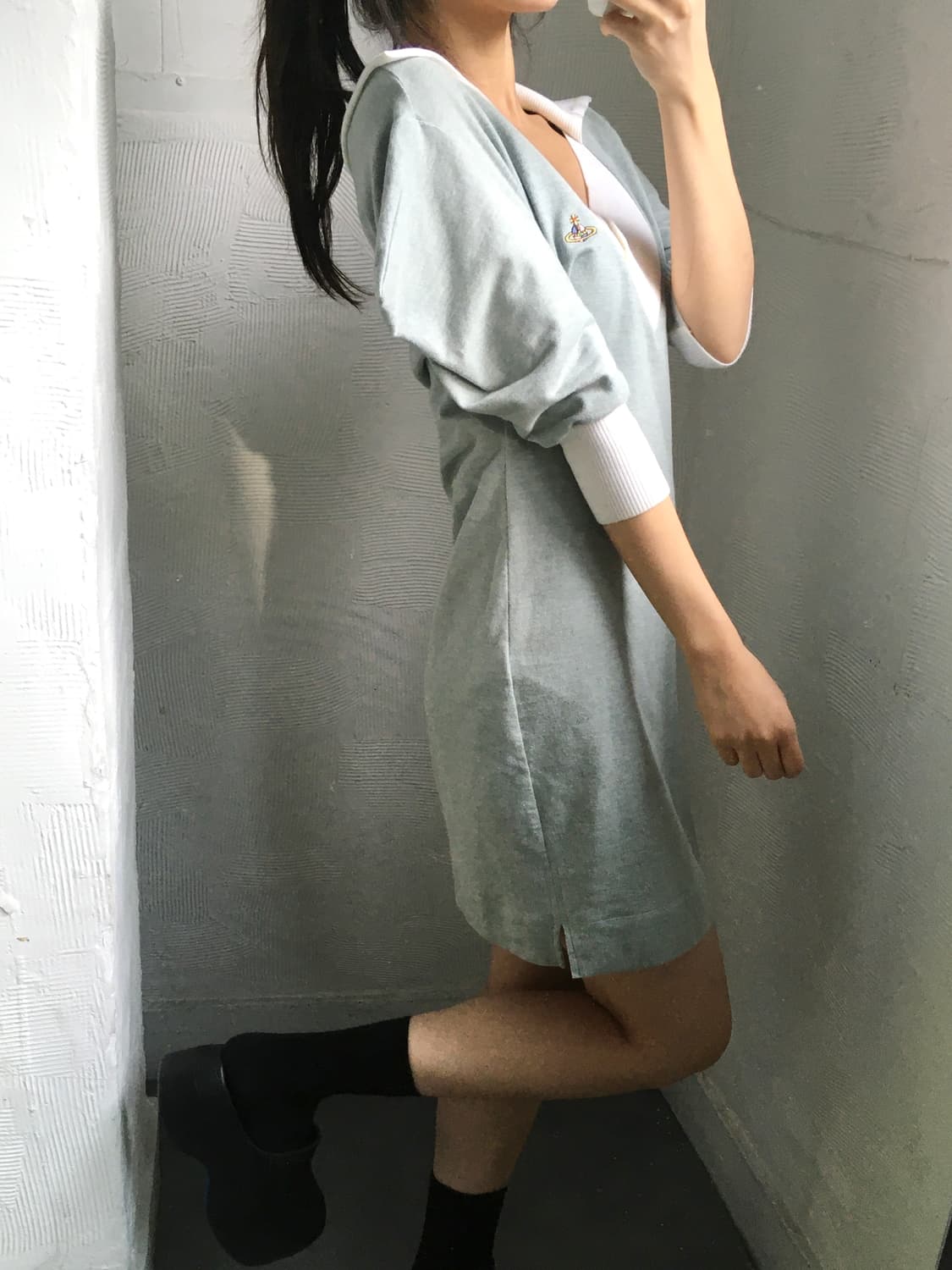 Vivienne Westwood 비비안웨스트우드 폴로 카라 드레스  상품이미지3