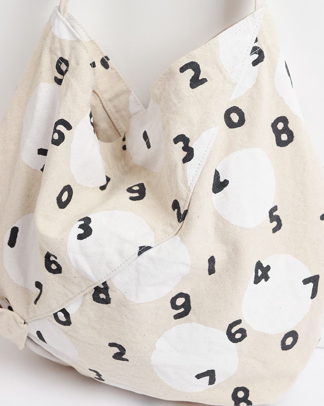 [SOU SOU] 넘버 도트 패턴 캔버스 숄더백 상품이미지9