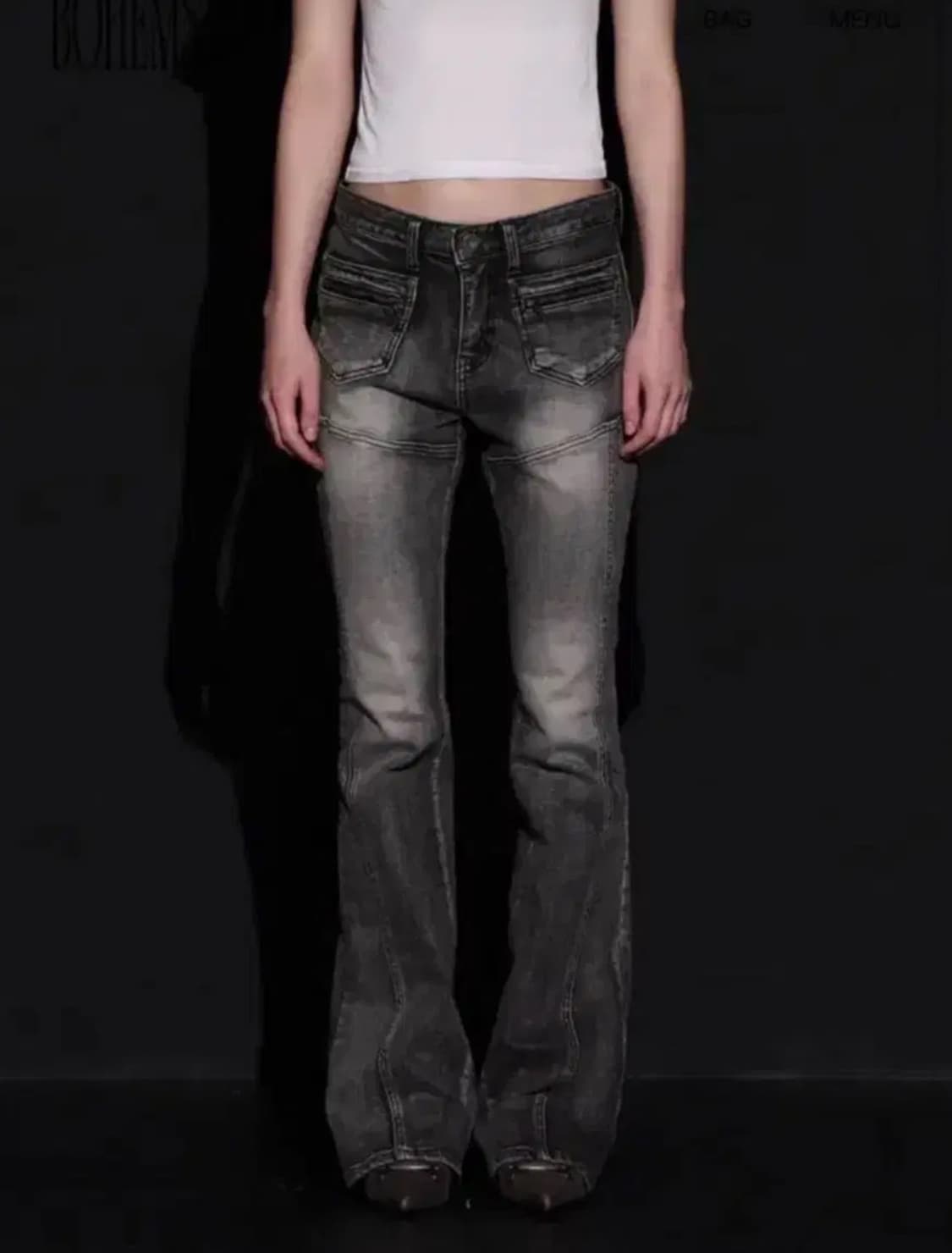 보헤미안서울 프론트포켓 부츠컷 상품이미지1