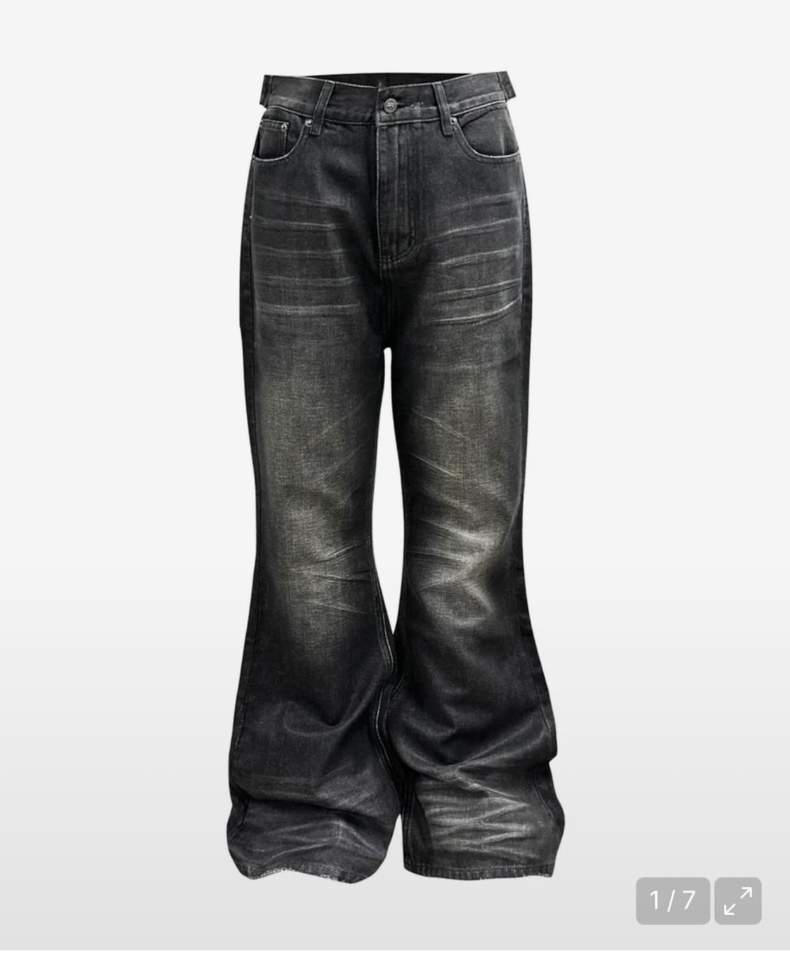 포스 센스티브 데님 플레어진 상품이미지1