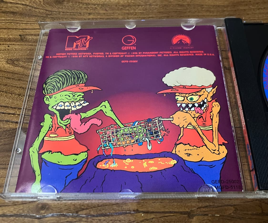 90s 애니 영화 비비스앤벗헤드 OST 라이센스 초판 CD 카세트테이프 상품이미지5