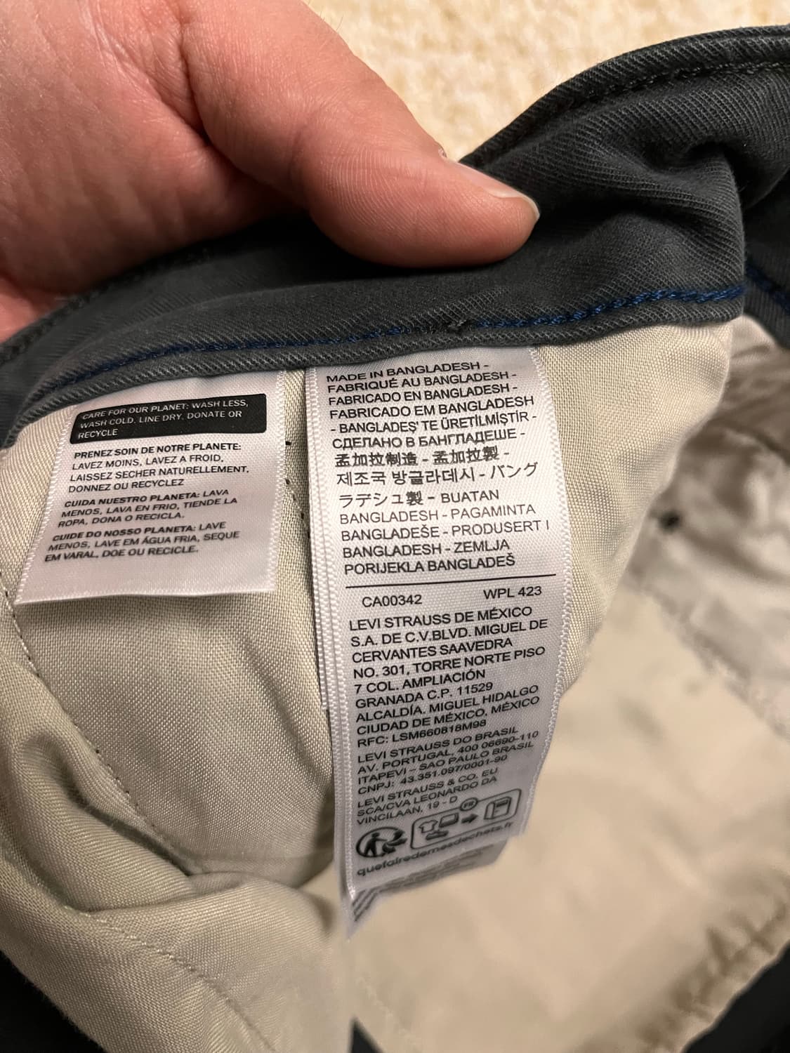 [새상품] 리바이스 XX 카고테이퍼드 Pilot Black (31x30) 상품이미지10