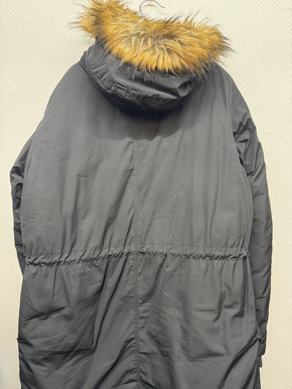 디젤 하이넥 후드털 야상패딩 100(L) 상품이미지6